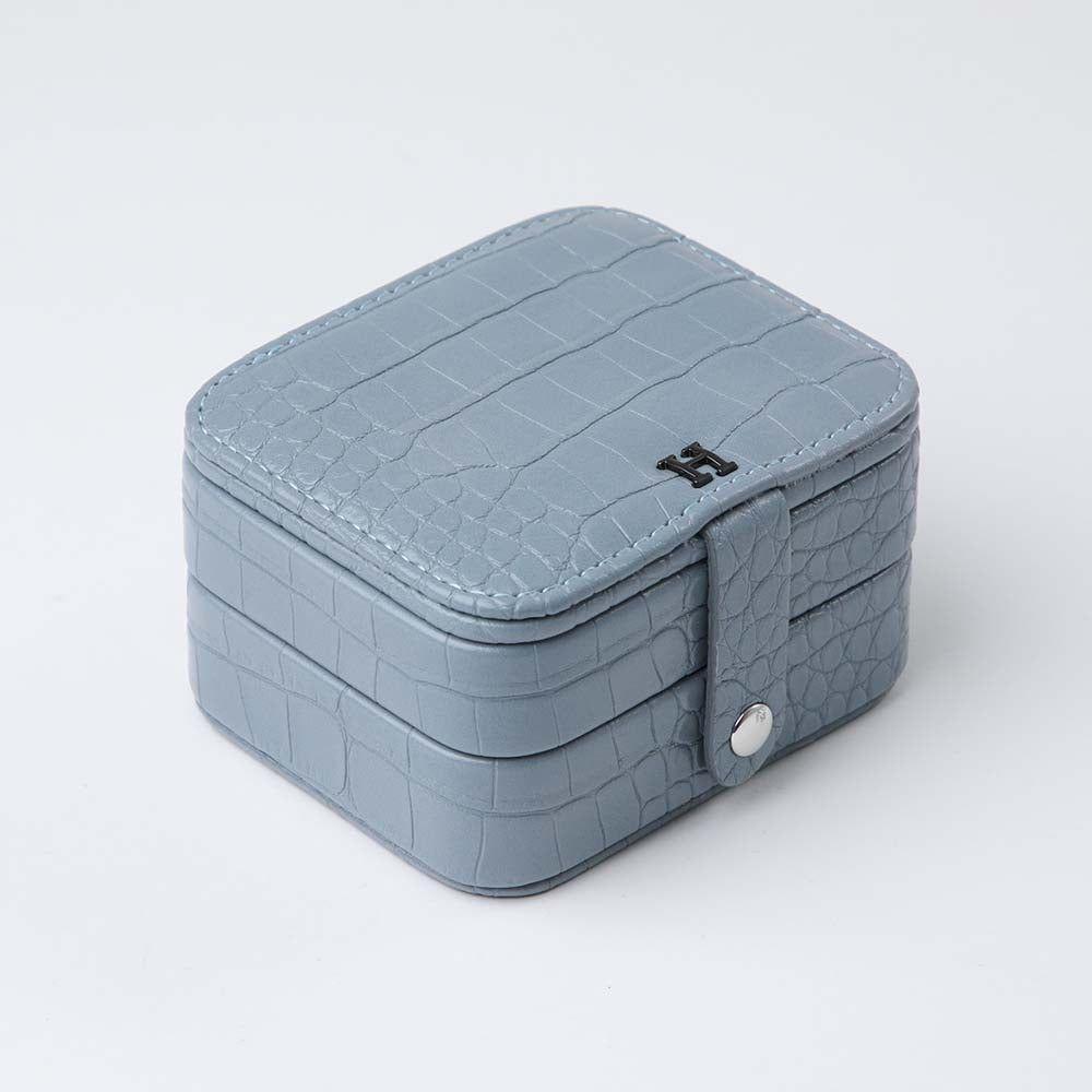 Joyero Invierno Reptil Celeste Humana-0