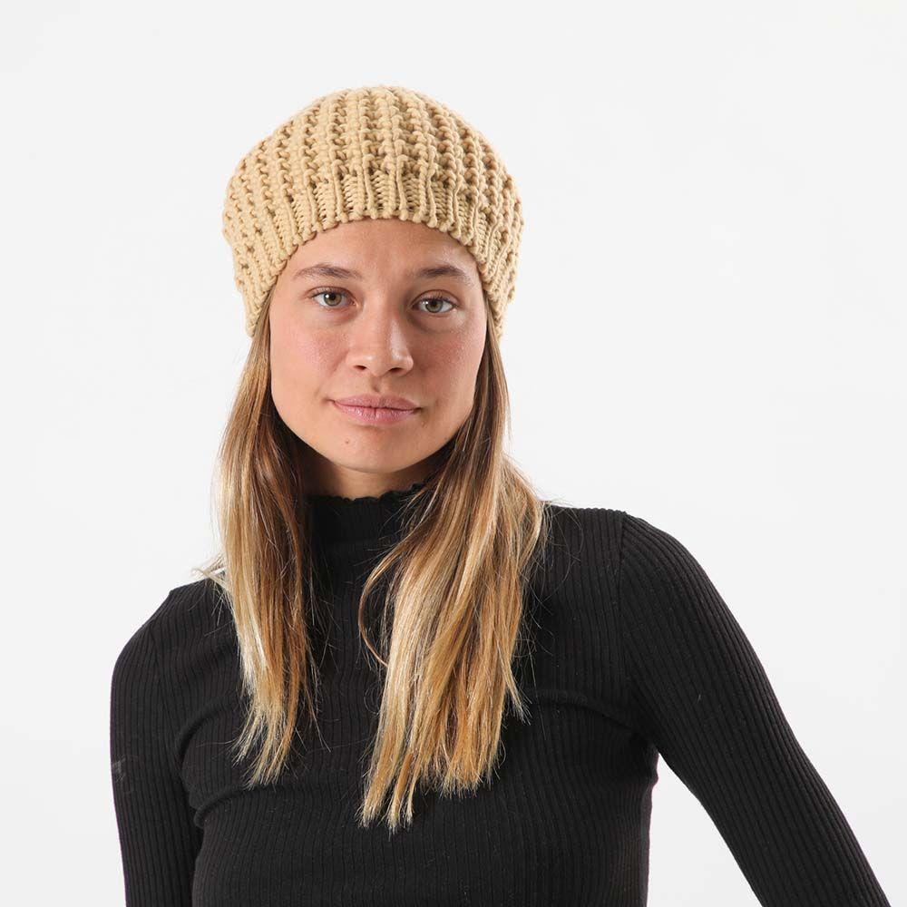 Gorro Rhinestones Café i-D-1