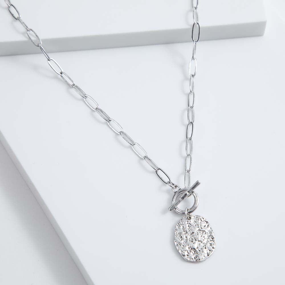 Collar Largo Murcia Plateado Humana-0