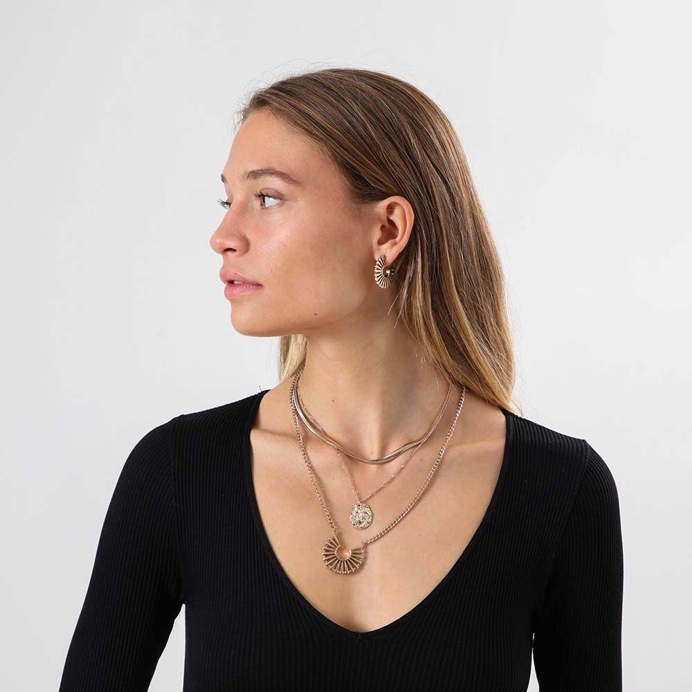 Collar Set Badalona Dorado Humana-1