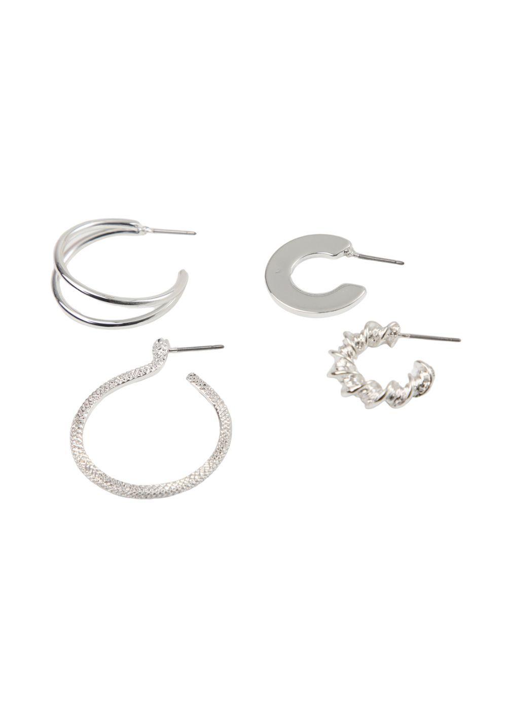 Aros Set Jessie Plateado i-D-0