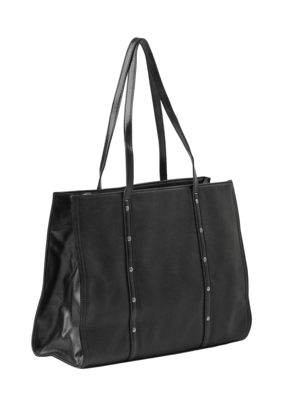 Cartera Hombro Adela Negra Humana-2