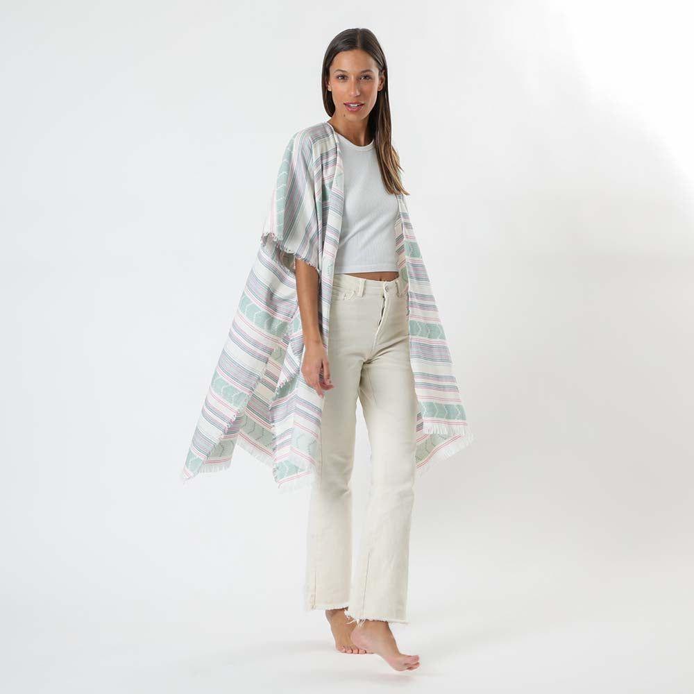 Kimono Cream Multi Humana-0