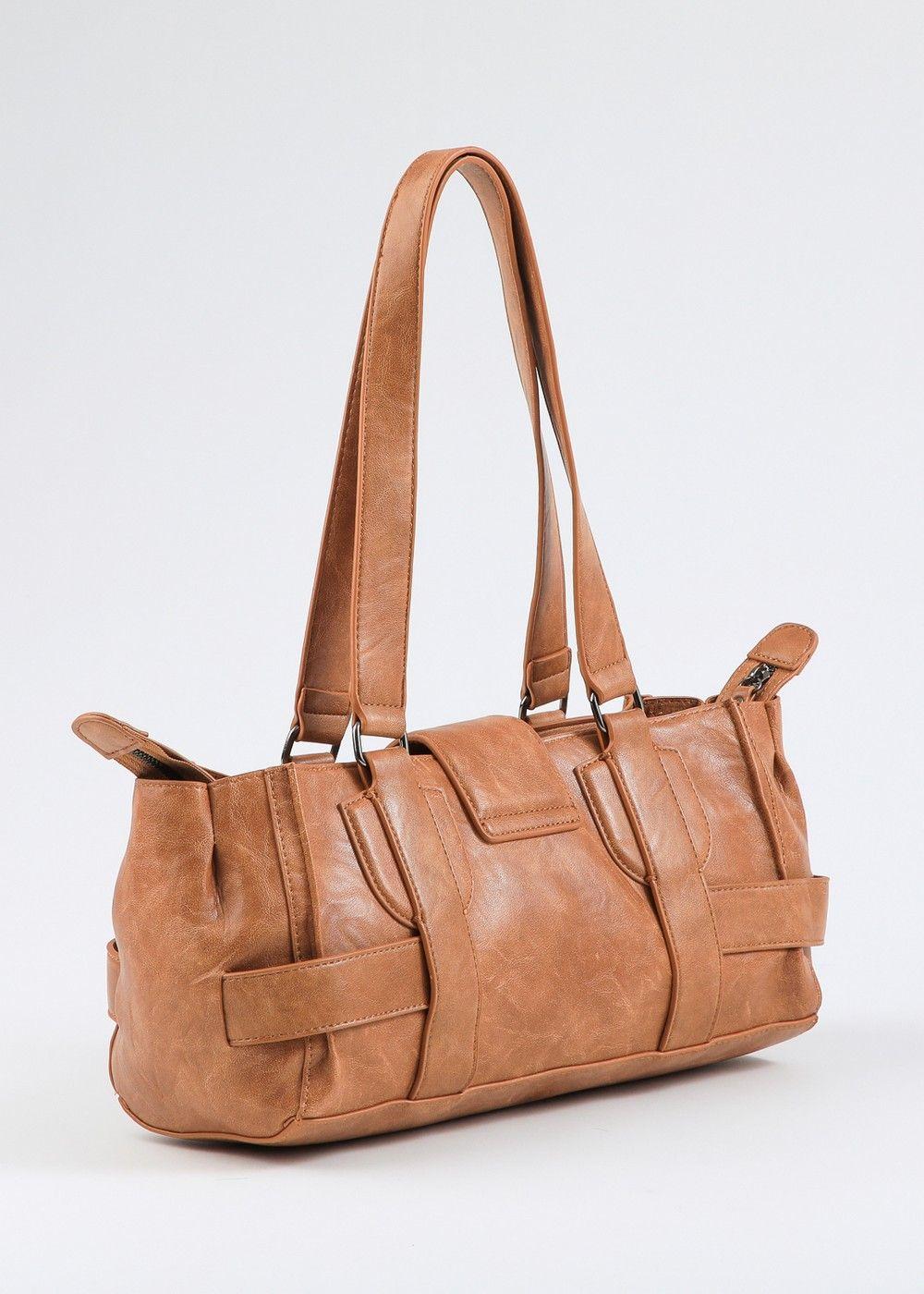 Cartera Hombro Uma Camel Humana-2