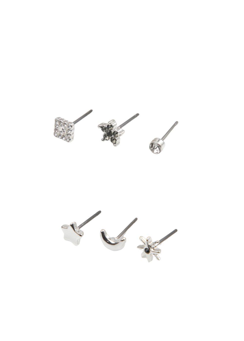 Aros Set Petra Plateado i-D-0