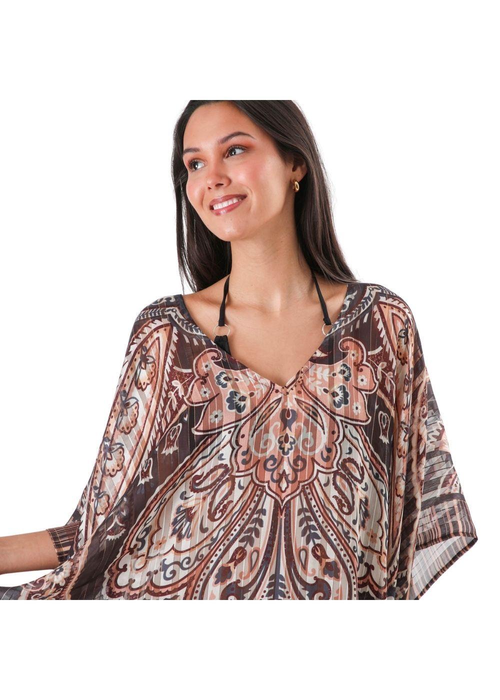 Kimono Kafi Floral Café Humana-2