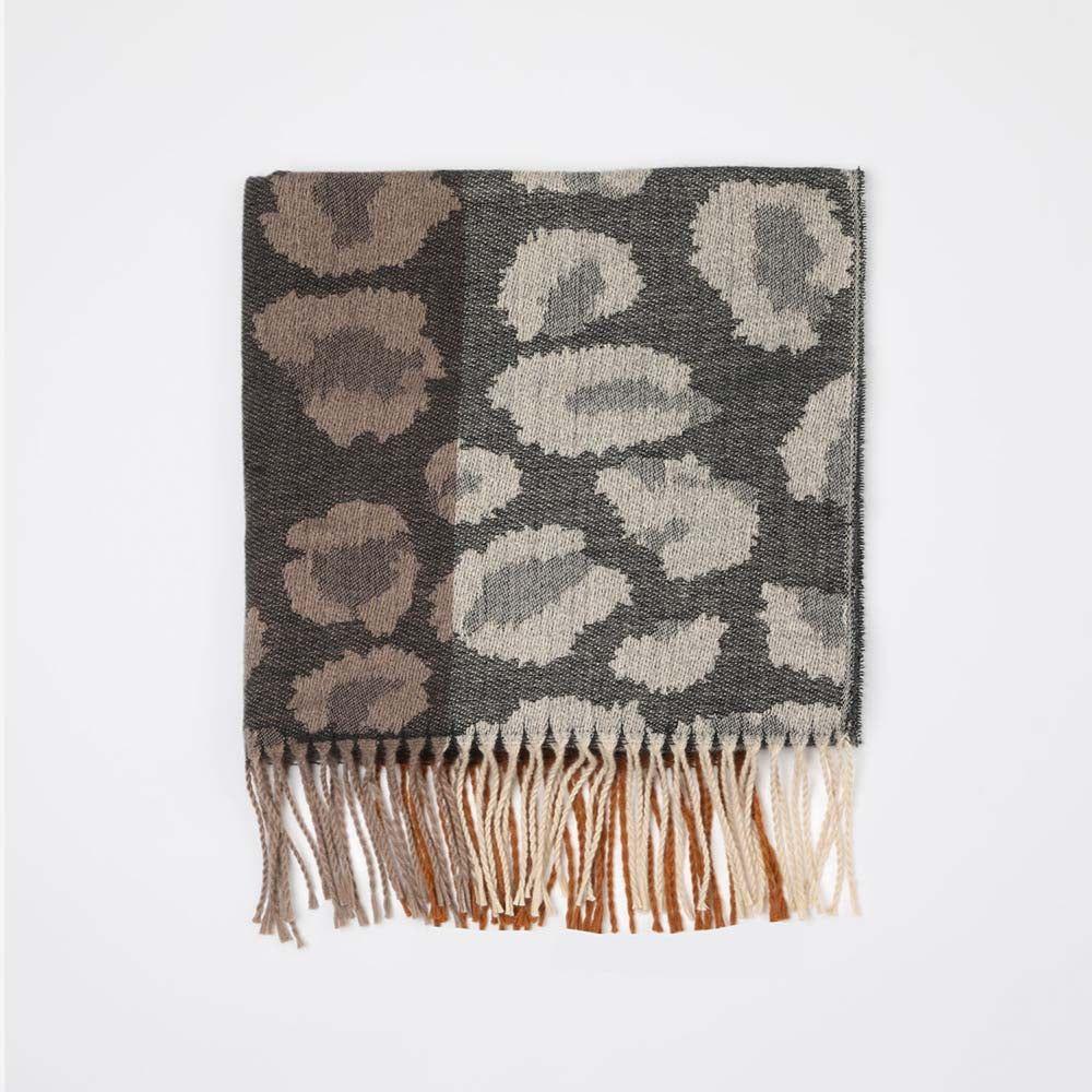 Manta Invierno Animalprint Negro i-D-0