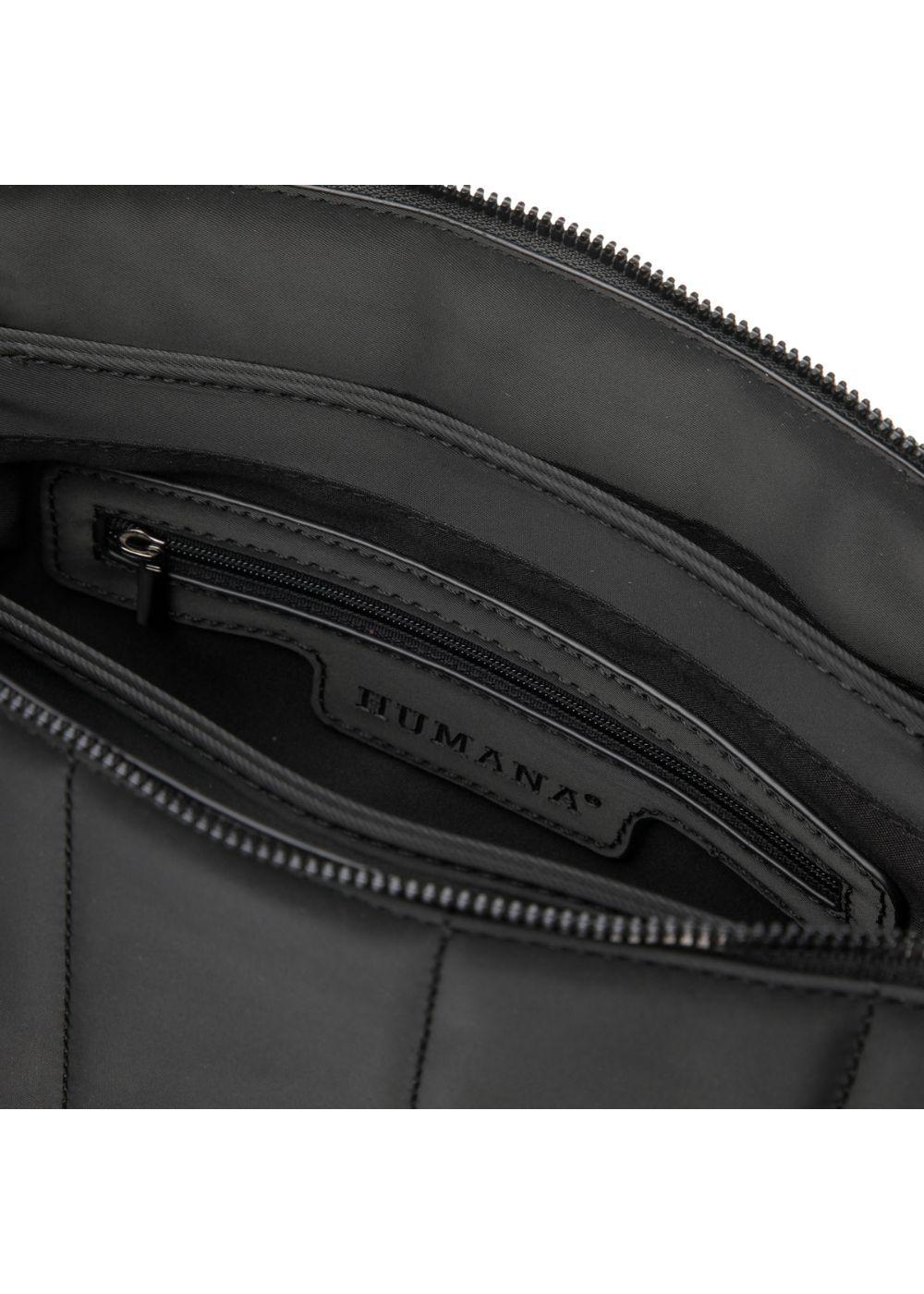Cartera Cruzada Roche Black Humana-2
