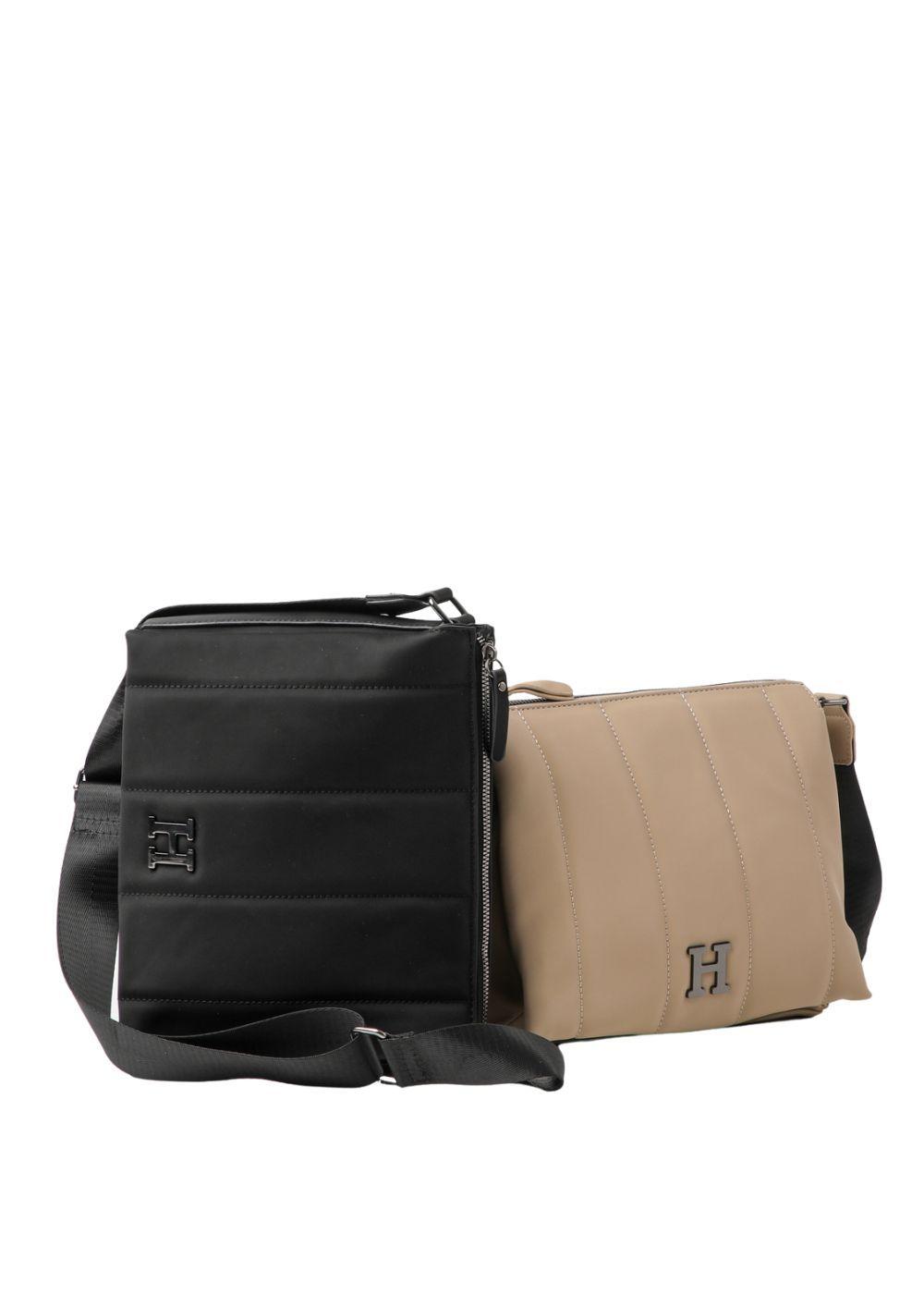 Cartera Cruzada Roche Black Humana-4