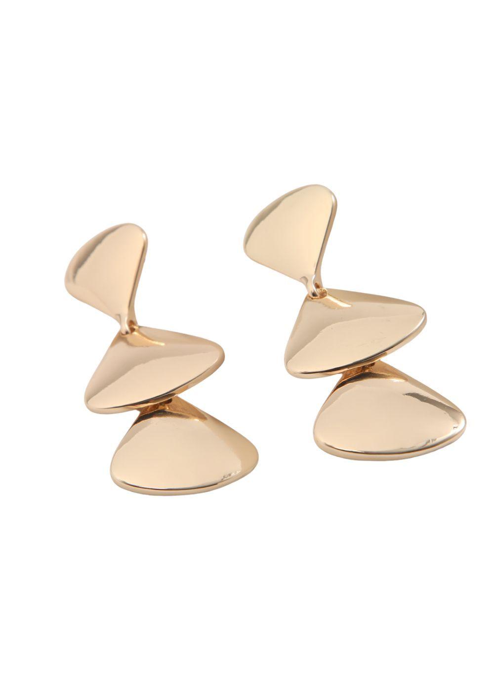Aros Largo Lis Dorado i-D-0