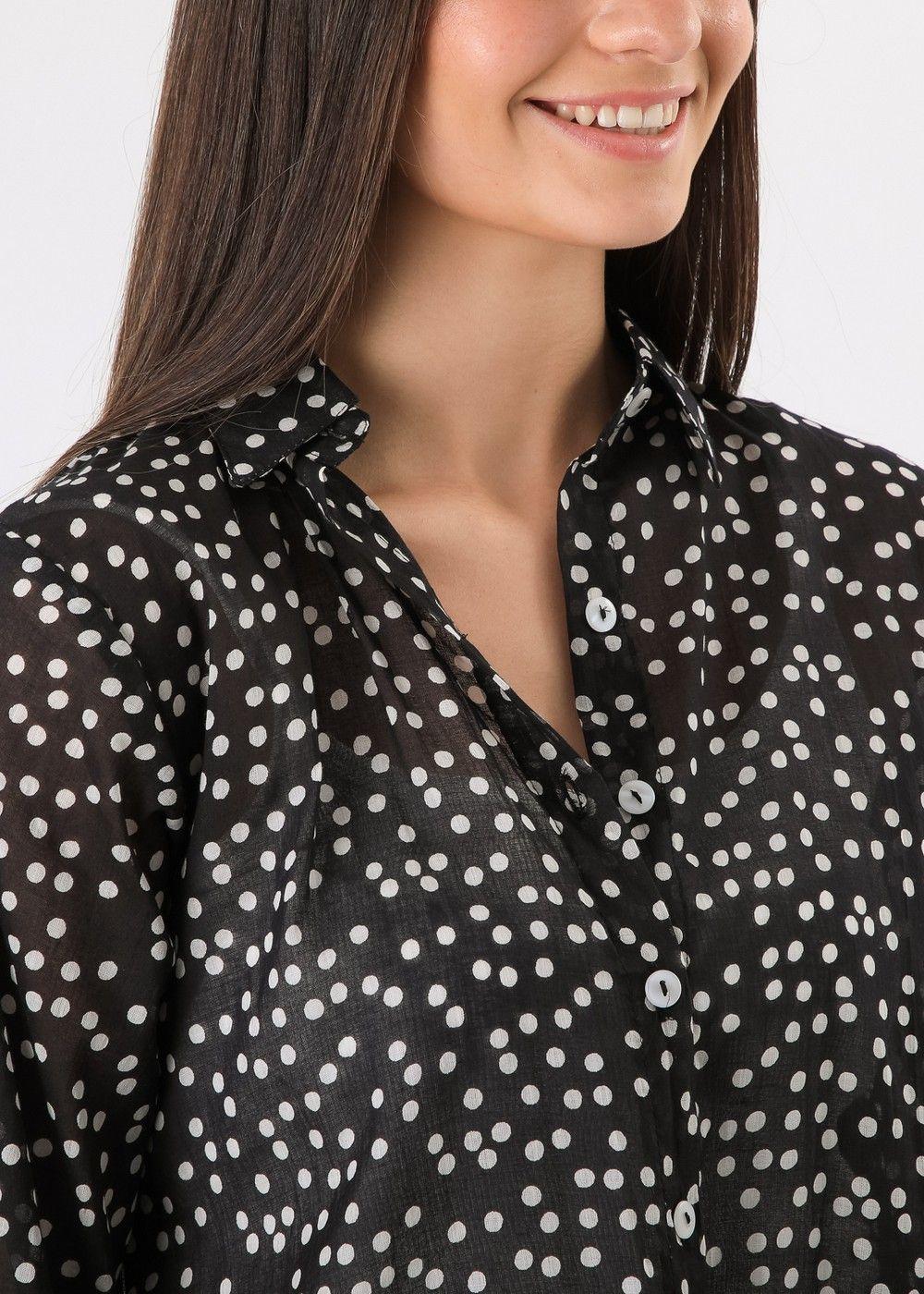 Kimono Dots Negro Humana-2