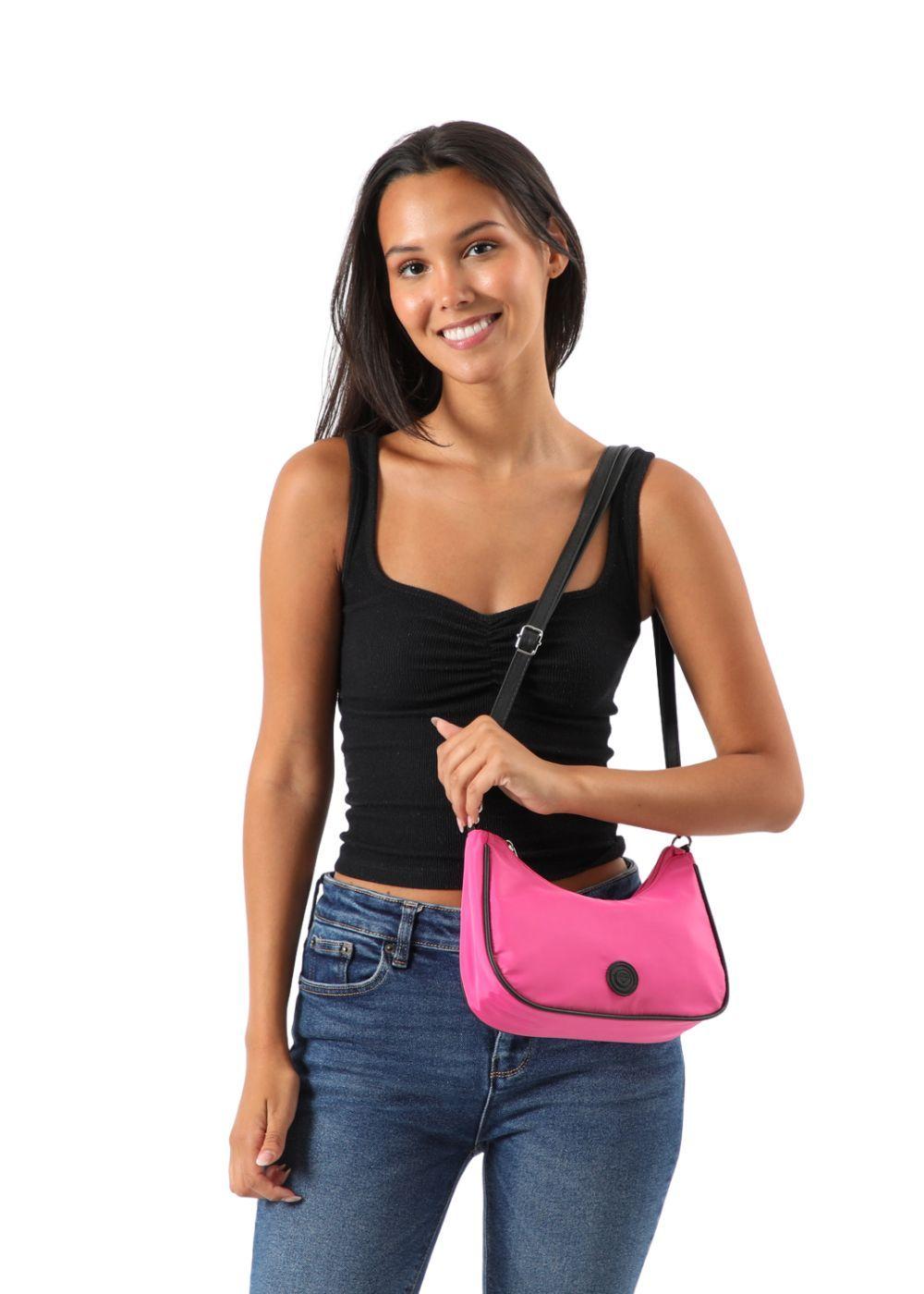 Cartera Cruzada Corfu Fuchsia Fucsia i-D-3