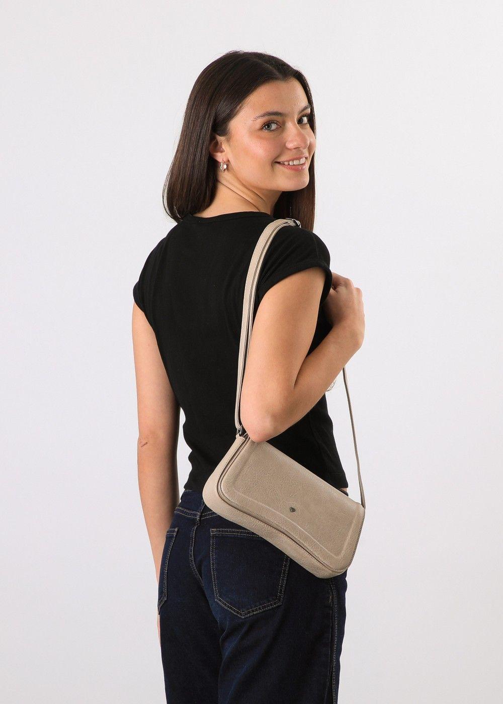 Cartera Cruzada Biznaga Ivory I-D-2