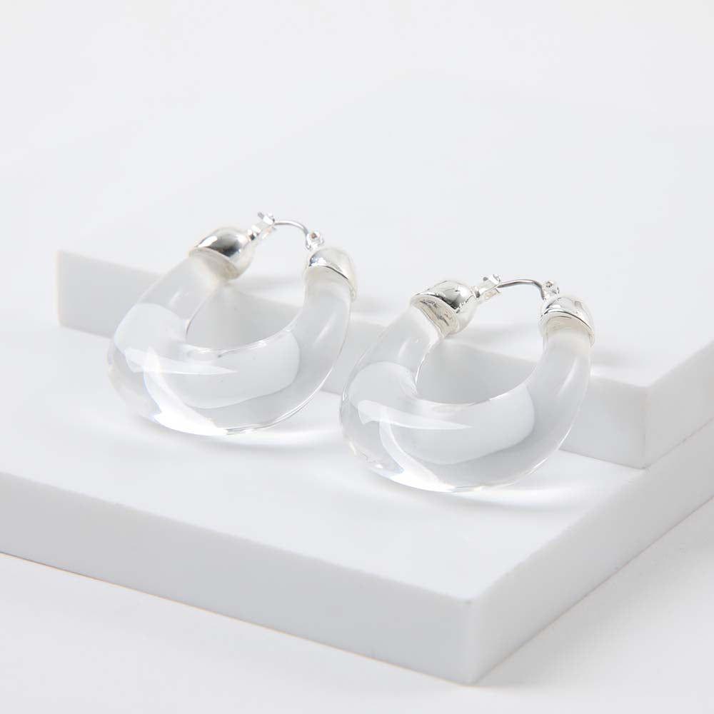 Aros Argolla Bayahibe Plateado i-D-0