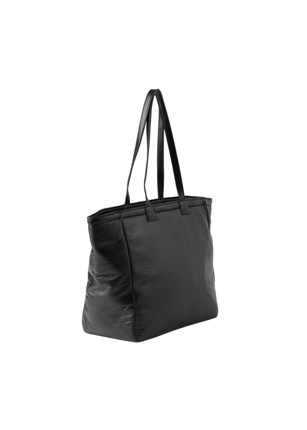 Cartera Tote Aylin Nylon Negro Humana-2