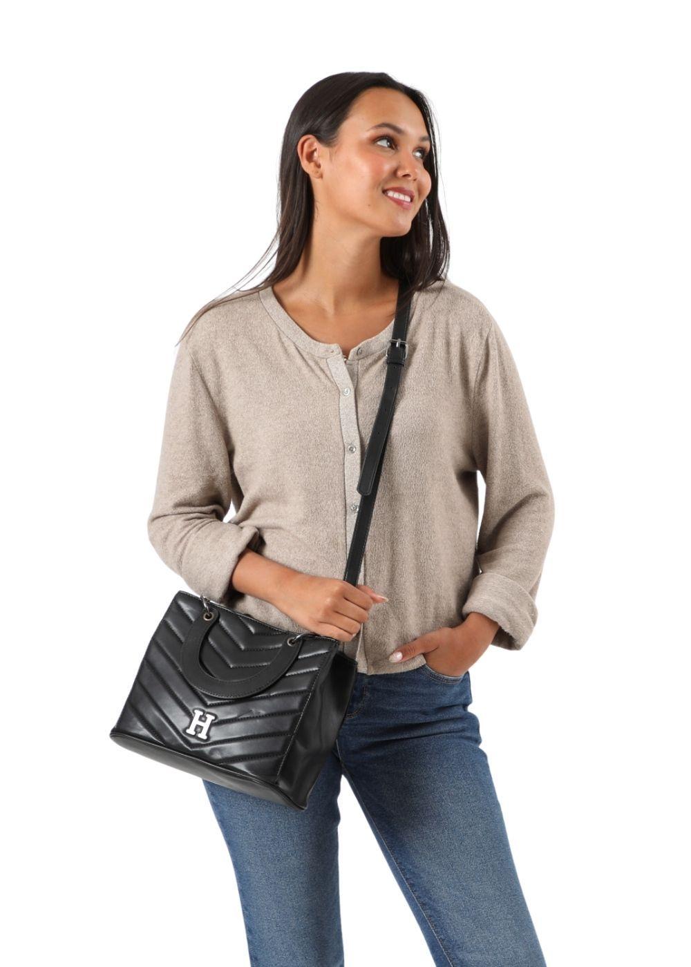 Cartera Cruzada Cassey Negro Humana-4