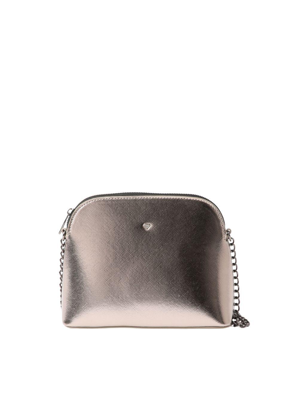 Cartera Bandolera Genova Plateado i-D-0
