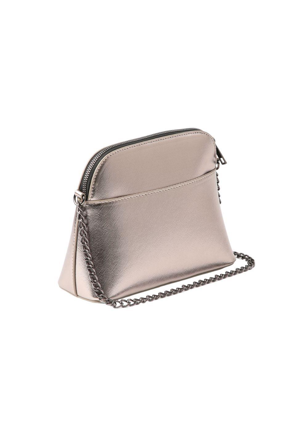 Cartera Bandolera Genova Plateado i-D-1