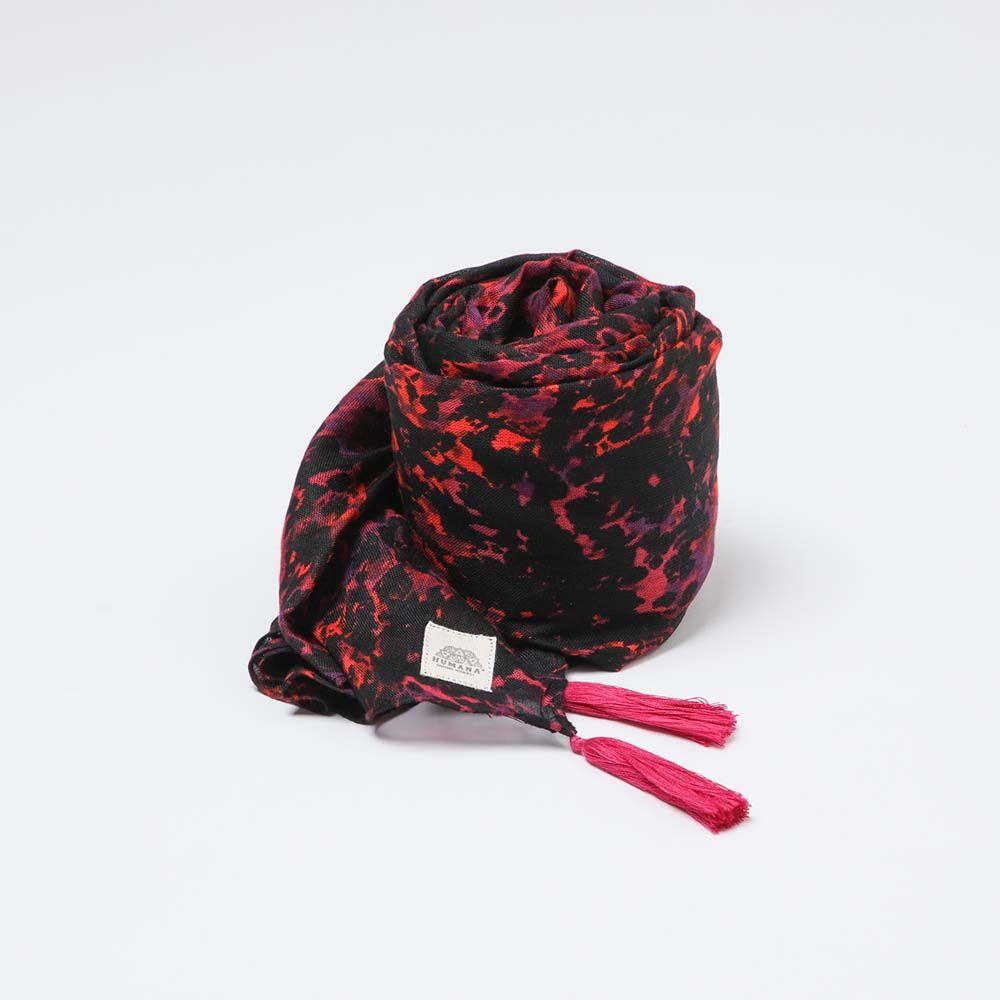 Pañuelo Estampado Almeria Rojo Humana-0