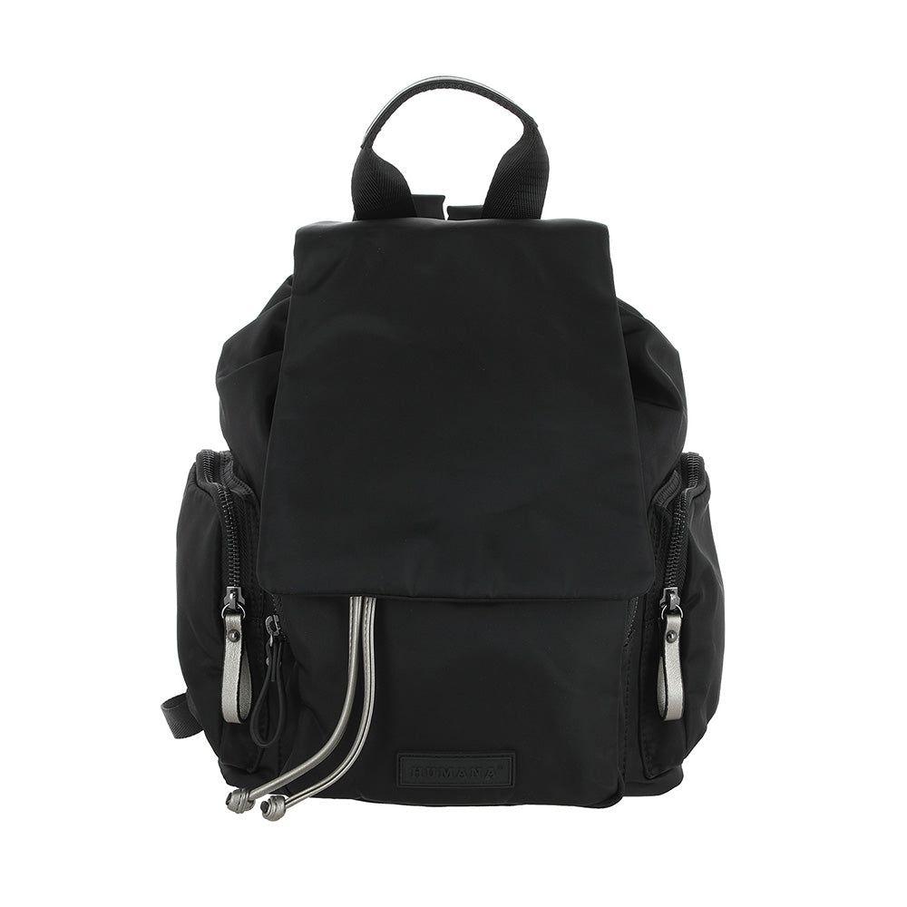 Mochila Acolchada Negra Humana-0