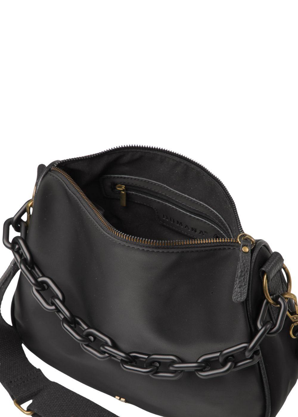 Cartera Cruzada Alcira Negro Humana-3