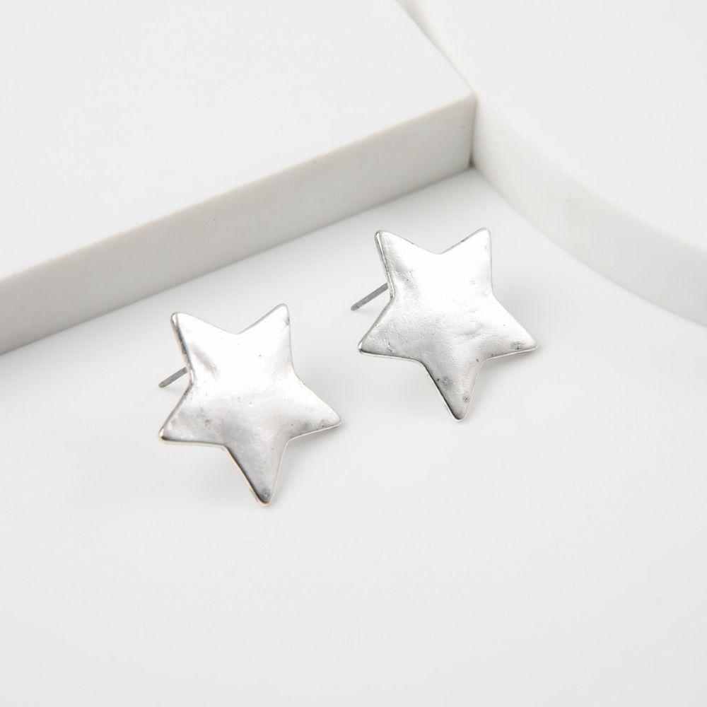 Aros Pegado Palma Plateado Humana-0