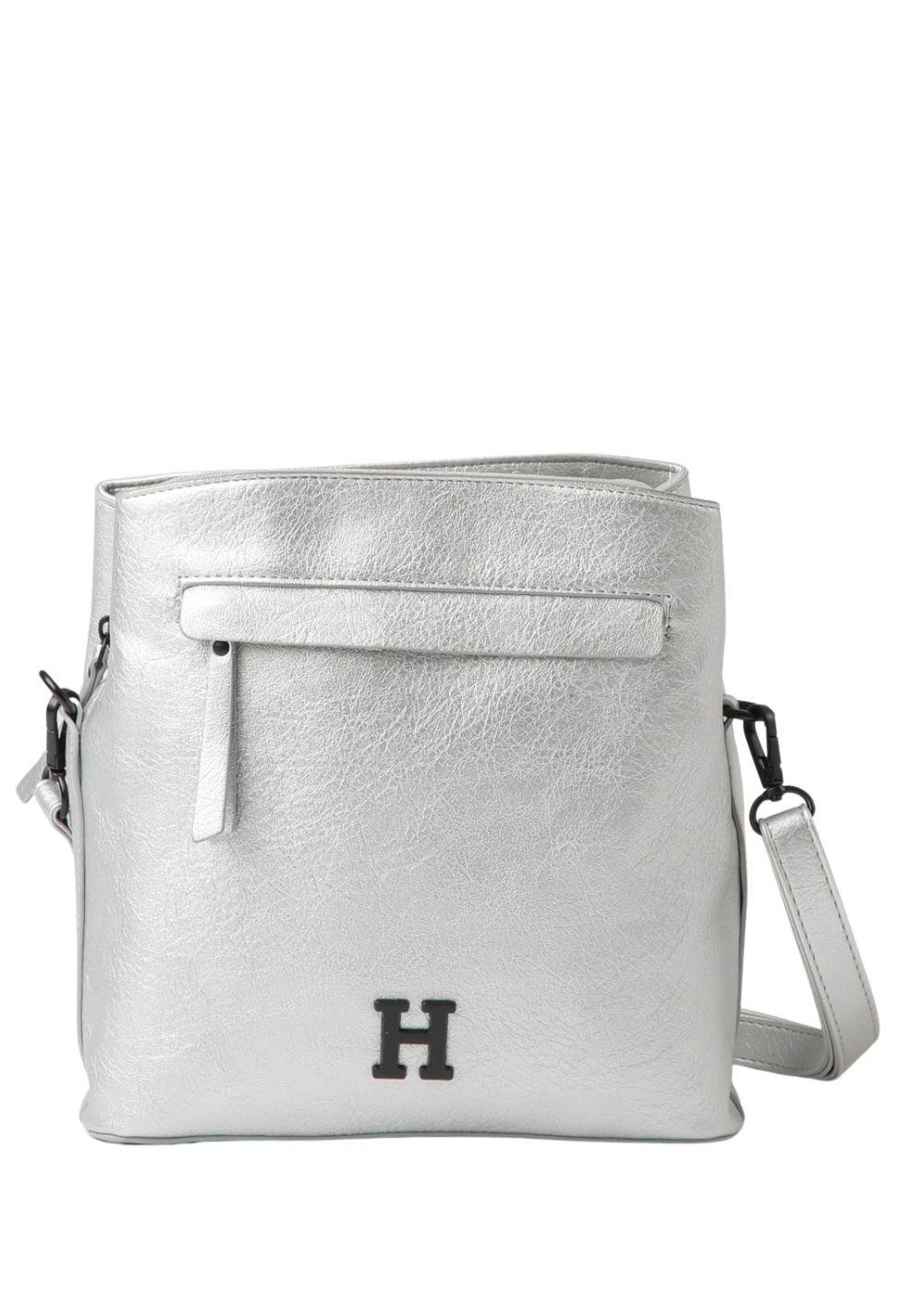 Cartera Cruzada Avila Plateada Humana-0