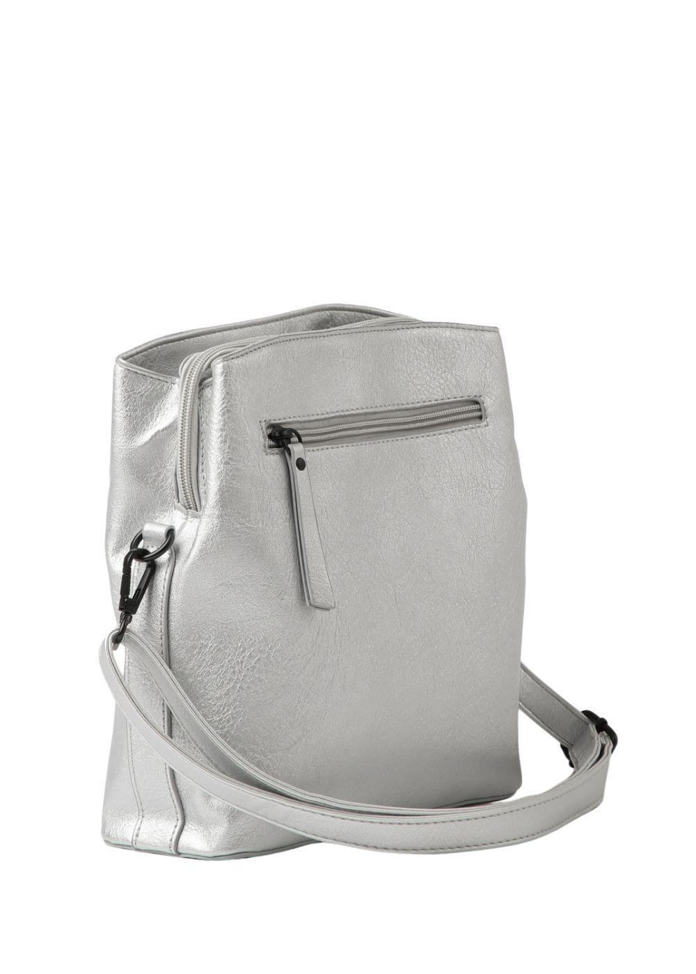 Cartera Cruzada Avila Plateada Humana-2