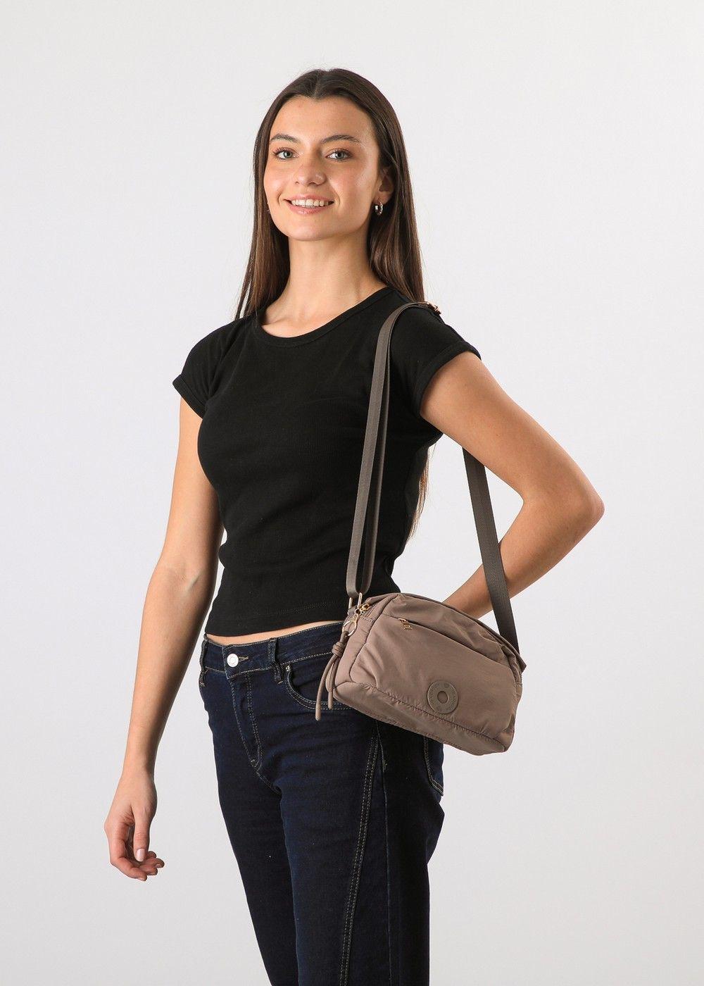 Cartera Cruzada Cuasia Taupe I-D-2