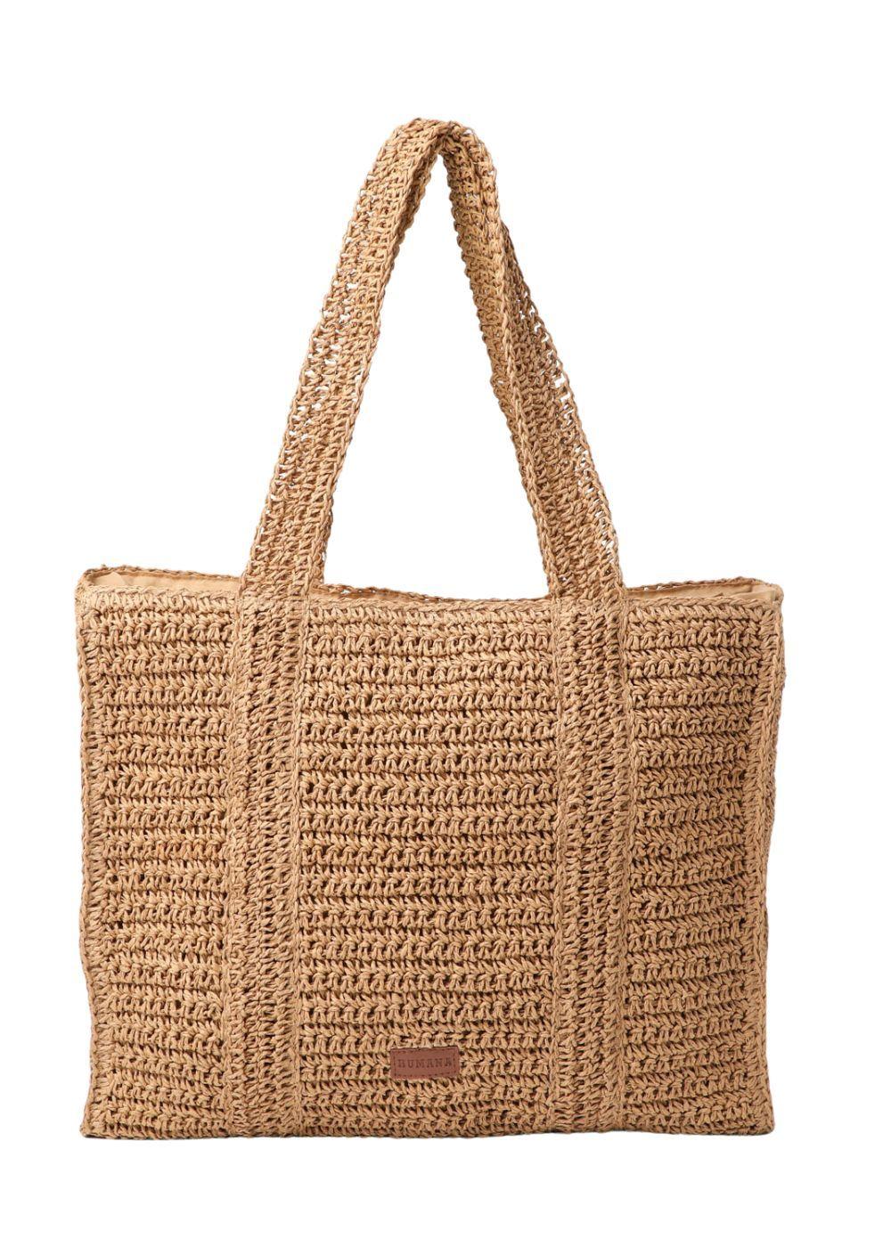 Bolso De Playa Pattaya Plateado Humana-0