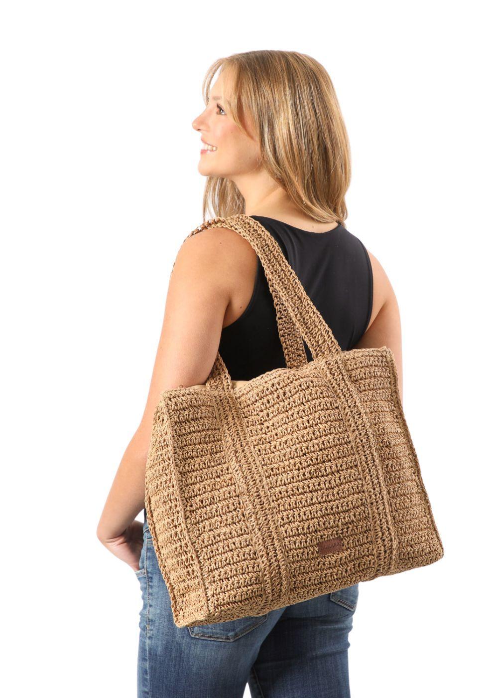 Bolso De Playa Pattaya Plateado Humana-4