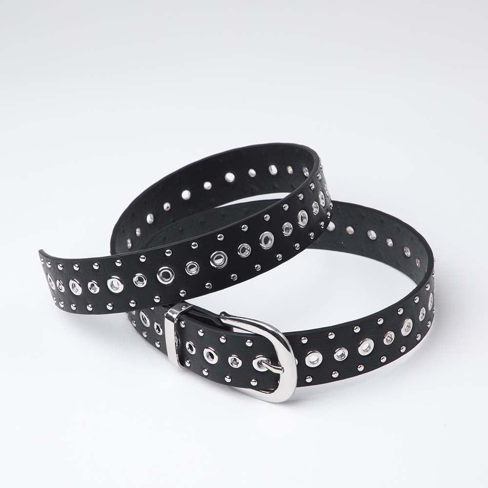 Cinturón Black Eyelet Negro Humana-1