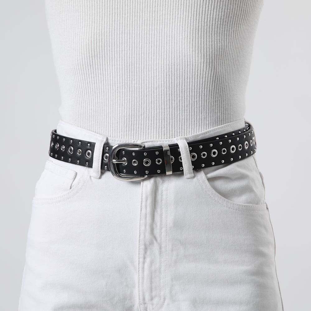 Cinturón Black Eyelet Negro Humana-2