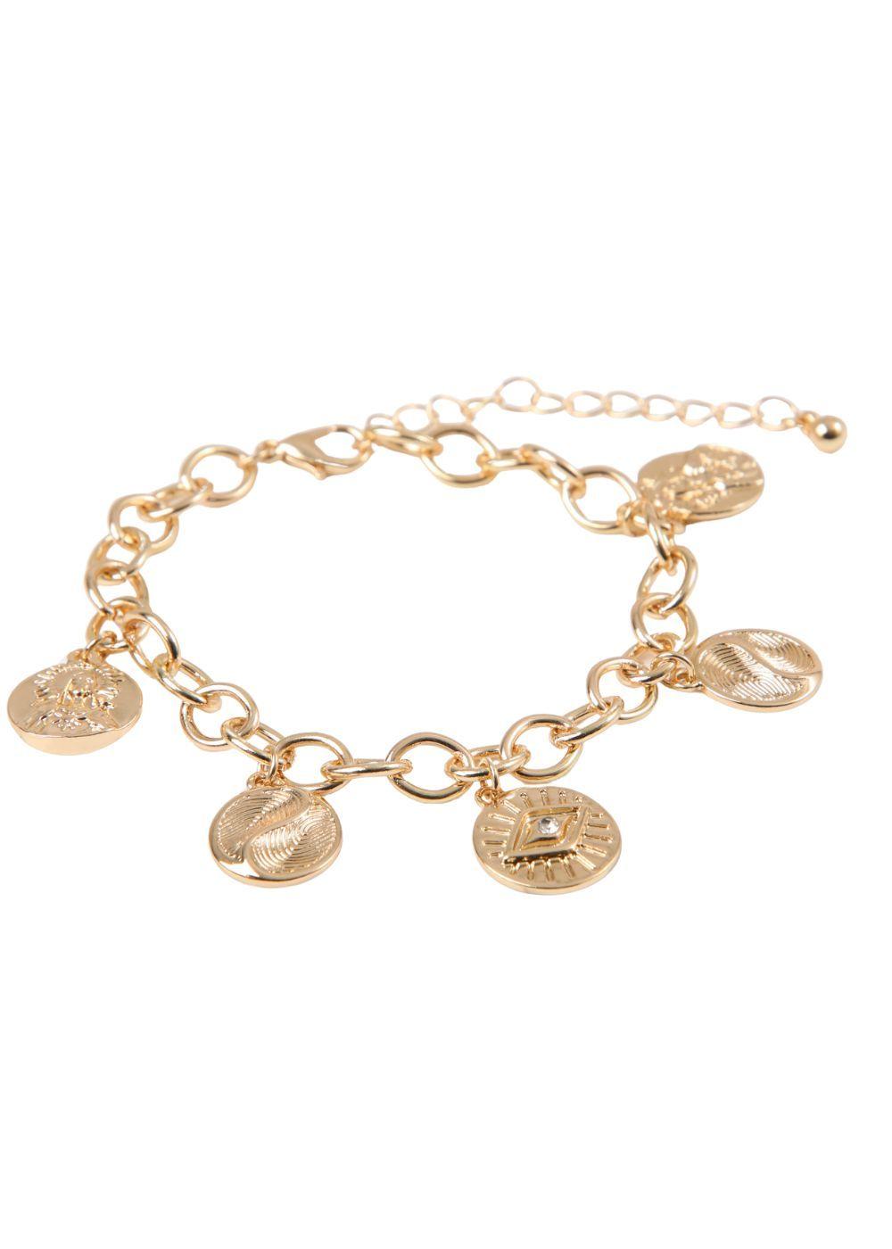Pulsera Blanda Vacay Charms 1 Dorado i-D-0