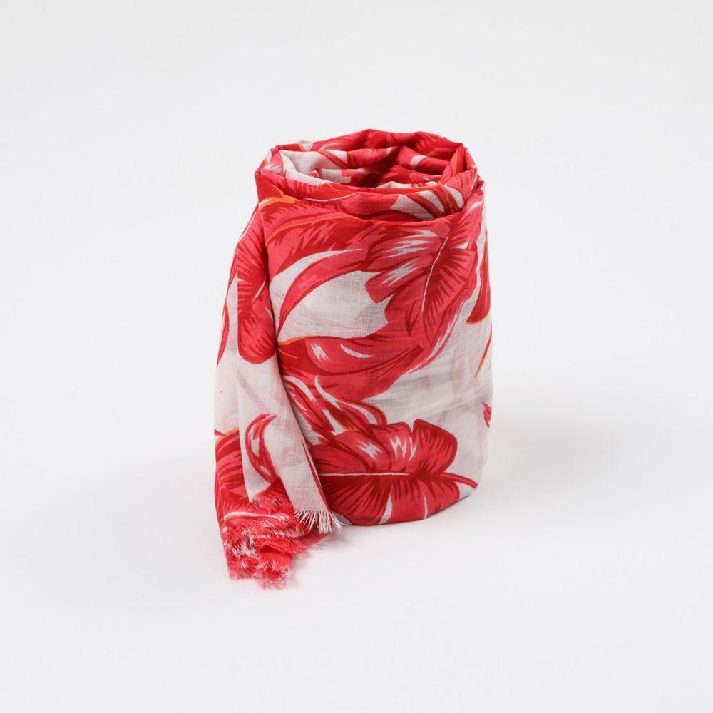 Pañuelo Estampado Olivo Rojo Humana-0