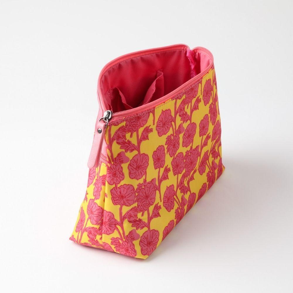Cosmetiquero Solid Flores Amarillo Humana-2