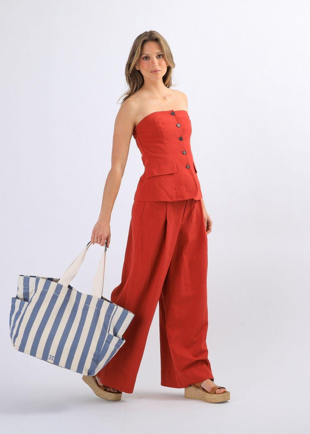 Cartera Tote Oasis Blue Humana-4