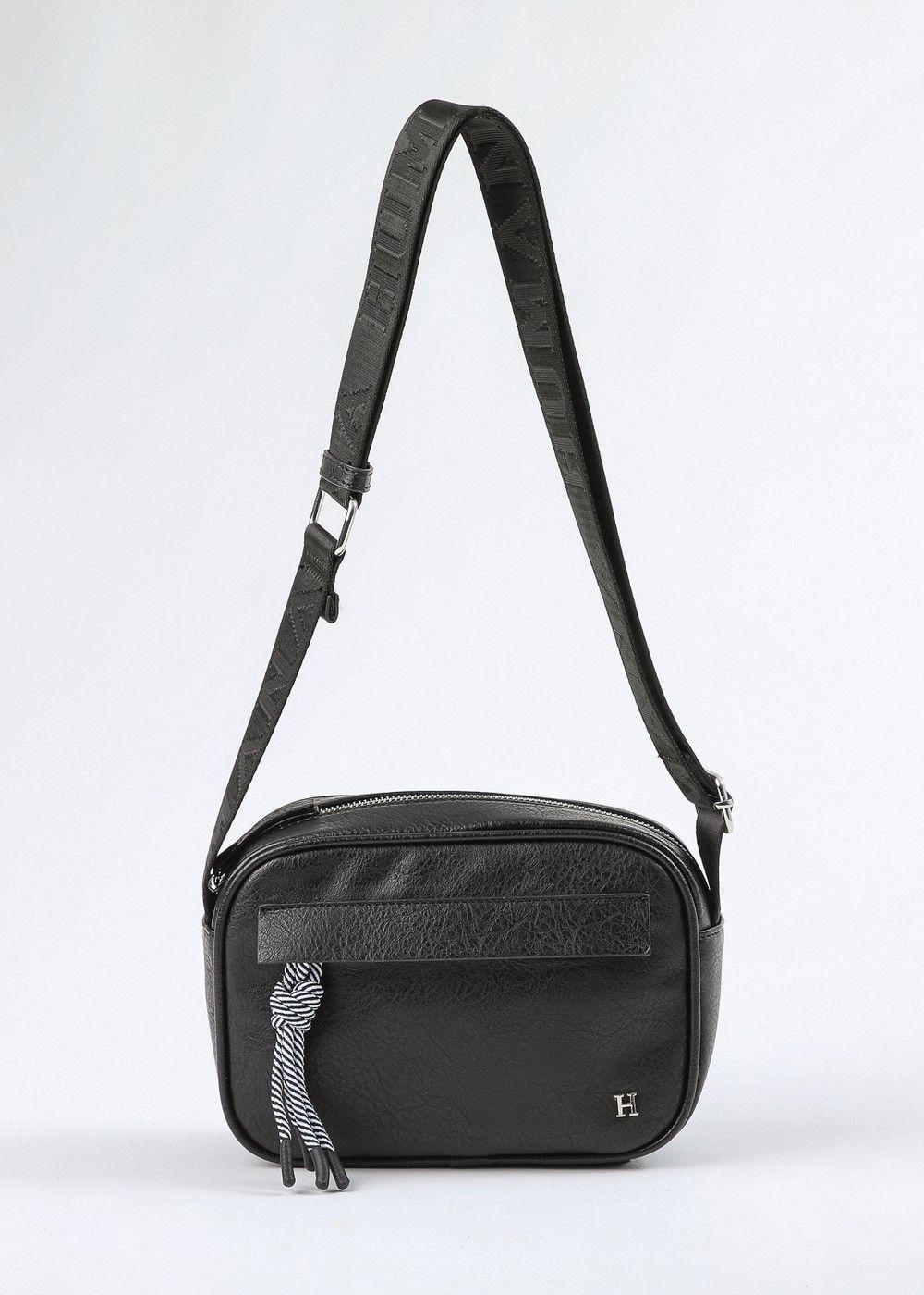 Cartera Cruzada Brenda Black Humana-0