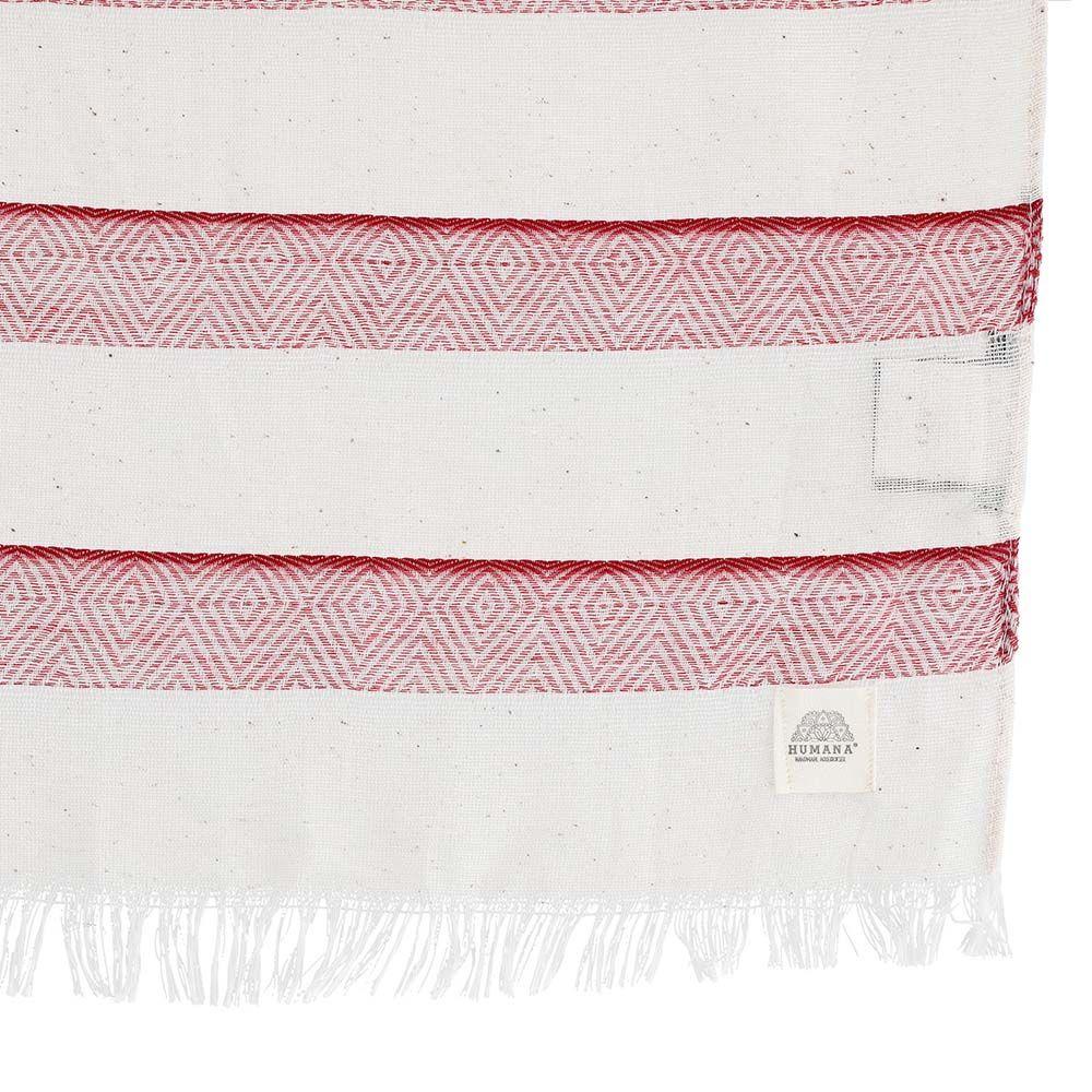 Pañuelo Rayas Red Cane Blanco Humana-1
