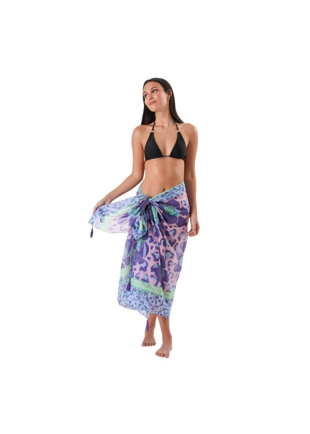 Pareo Estampado Milo Morado Humana-2