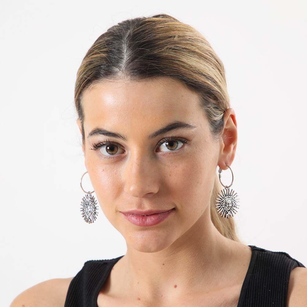 Argollas Krabi Plateadas i-D-1