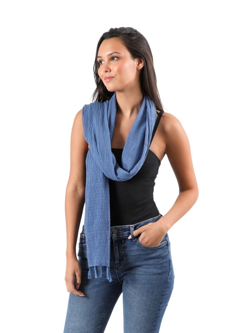 Pañuelo Liso Fionna Azul Humana-2
