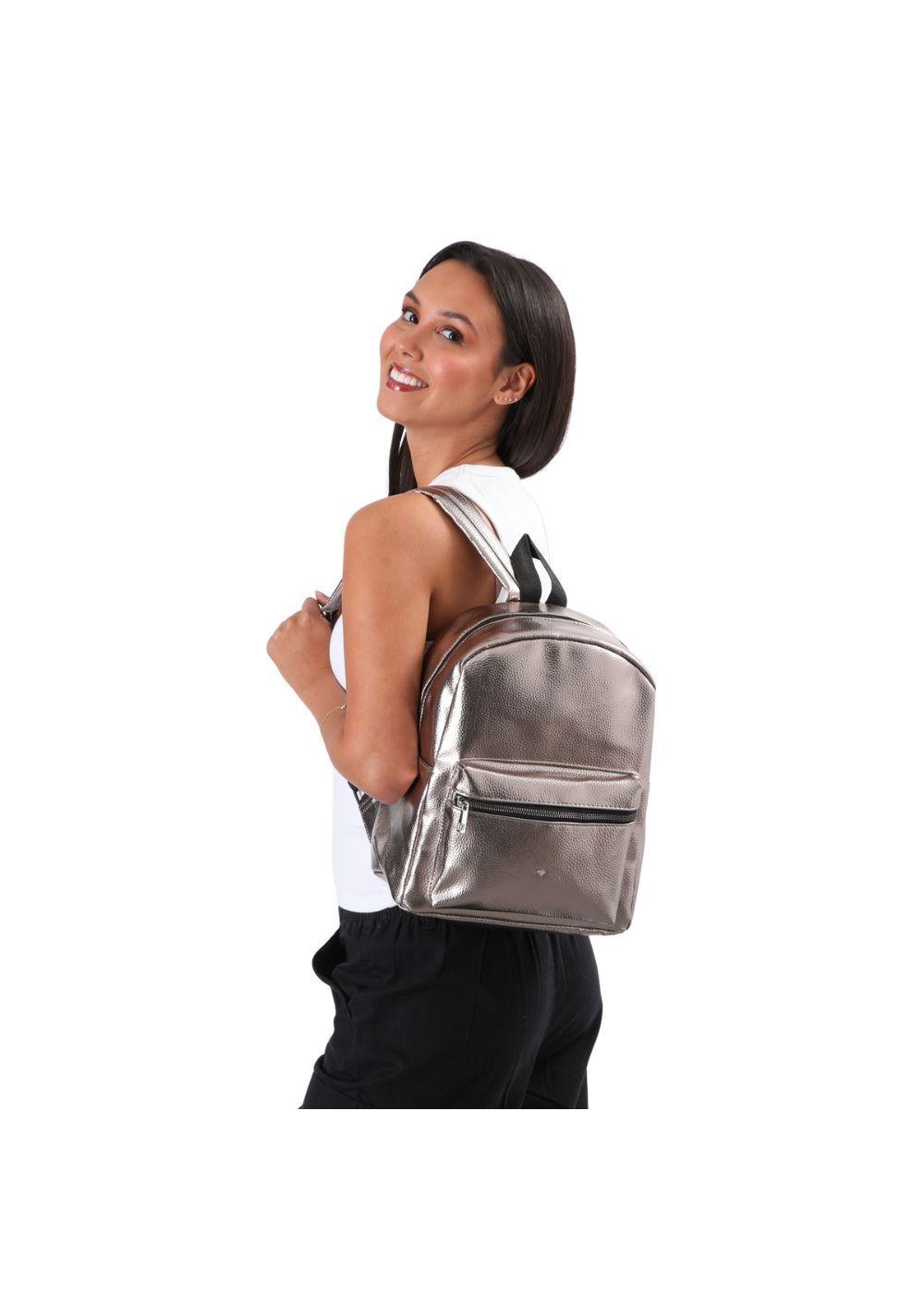 Cartera Mochila Merida Plateado  i-D-3