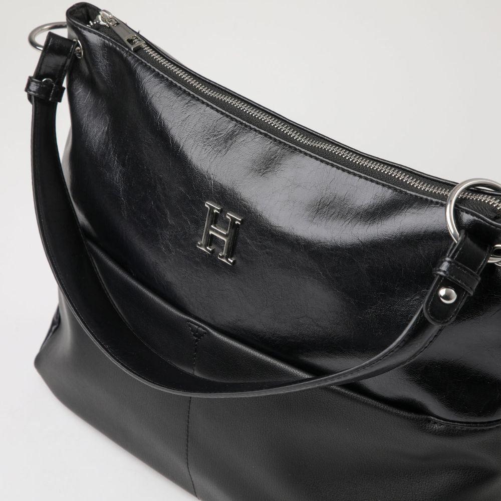 Cartera Hombro Patty Negra Humana-1