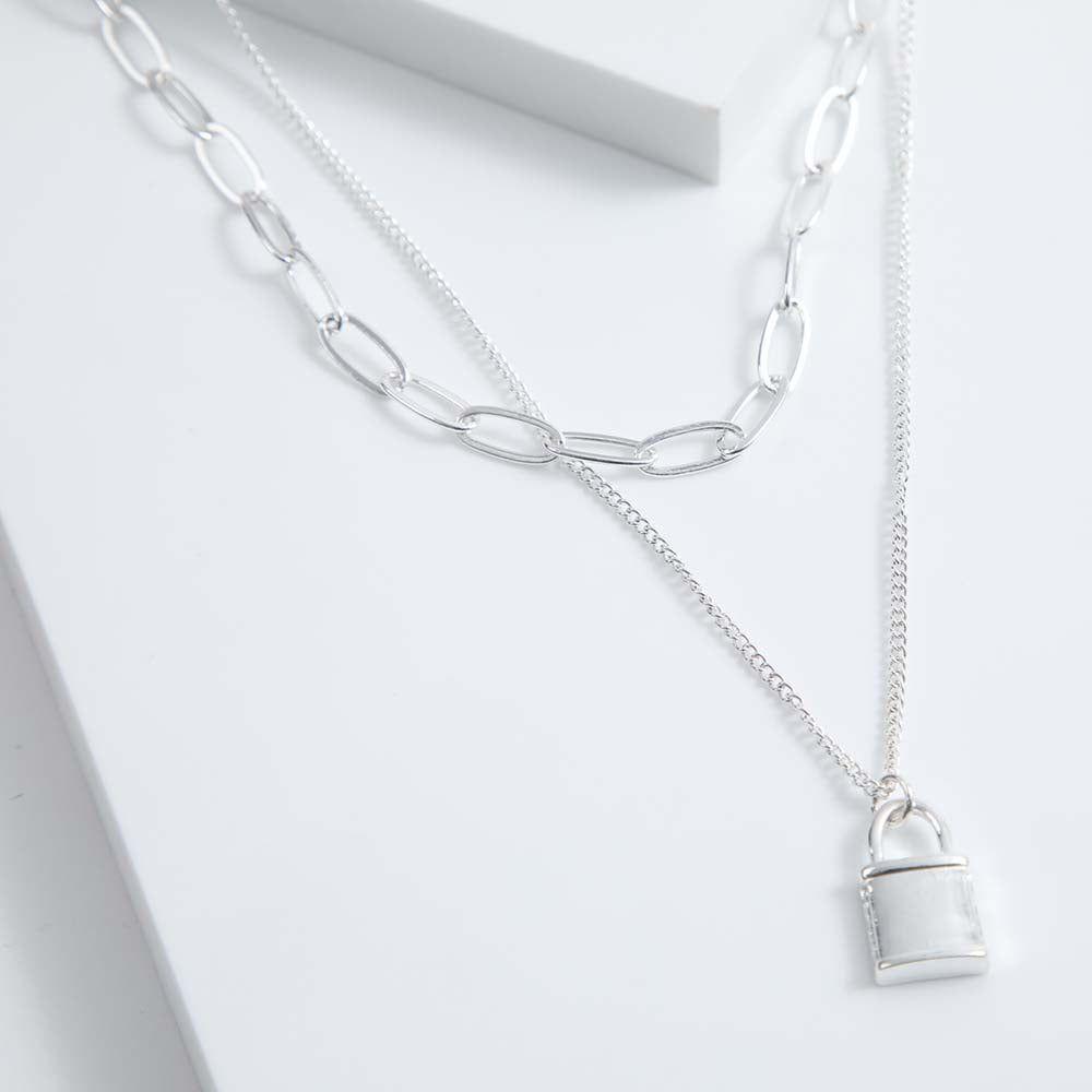 Collar Coto Axl Plateado i-D-0