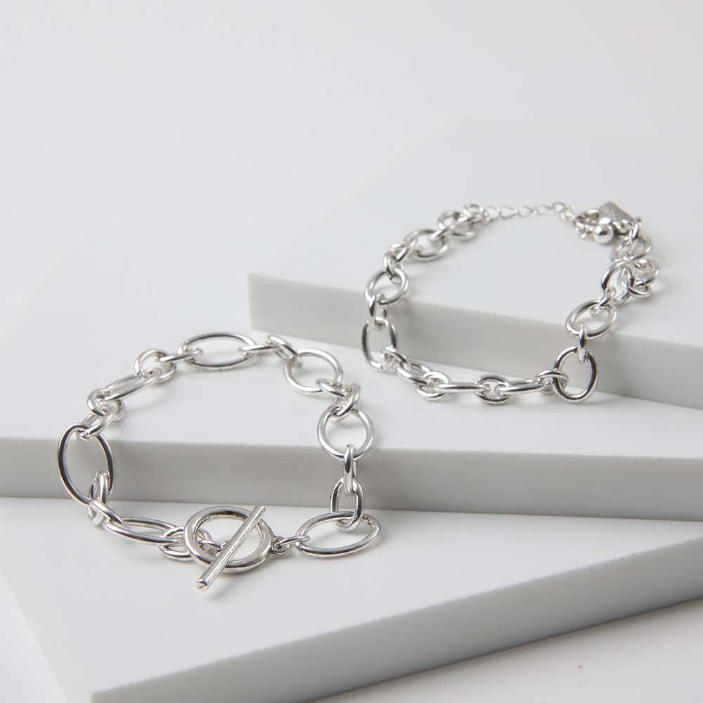 Pulsera Blanda Honey Plateado Humana-0