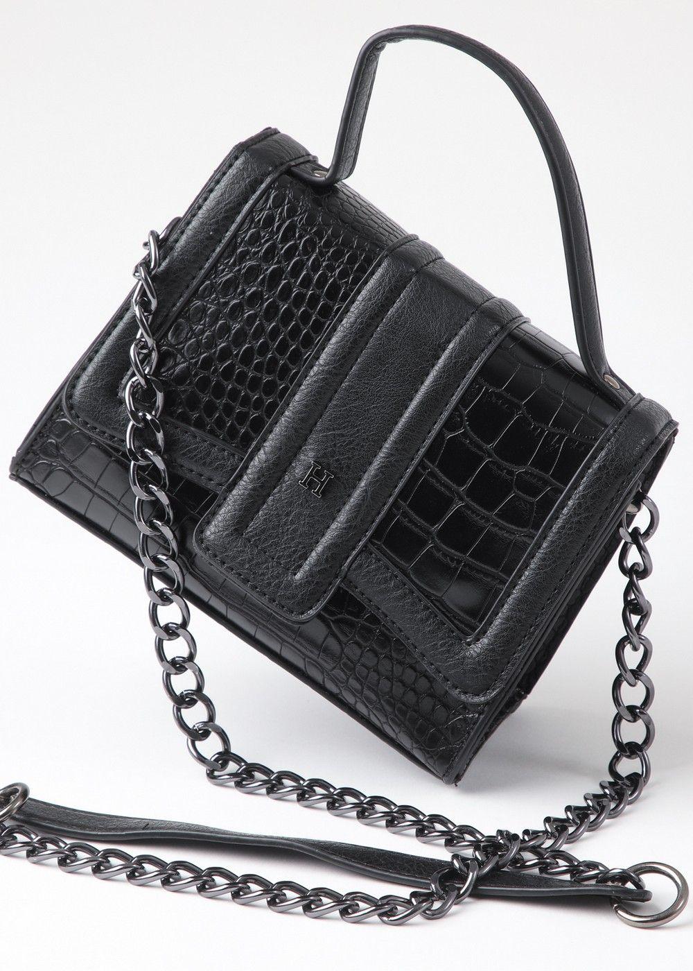 Cartera Cruzada Arya Negro Humana-2