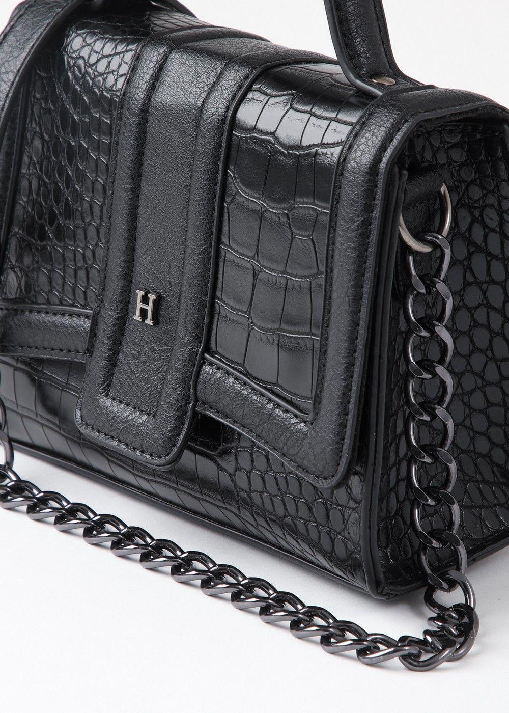 Cartera Cruzada Arya Negro Humana-4
