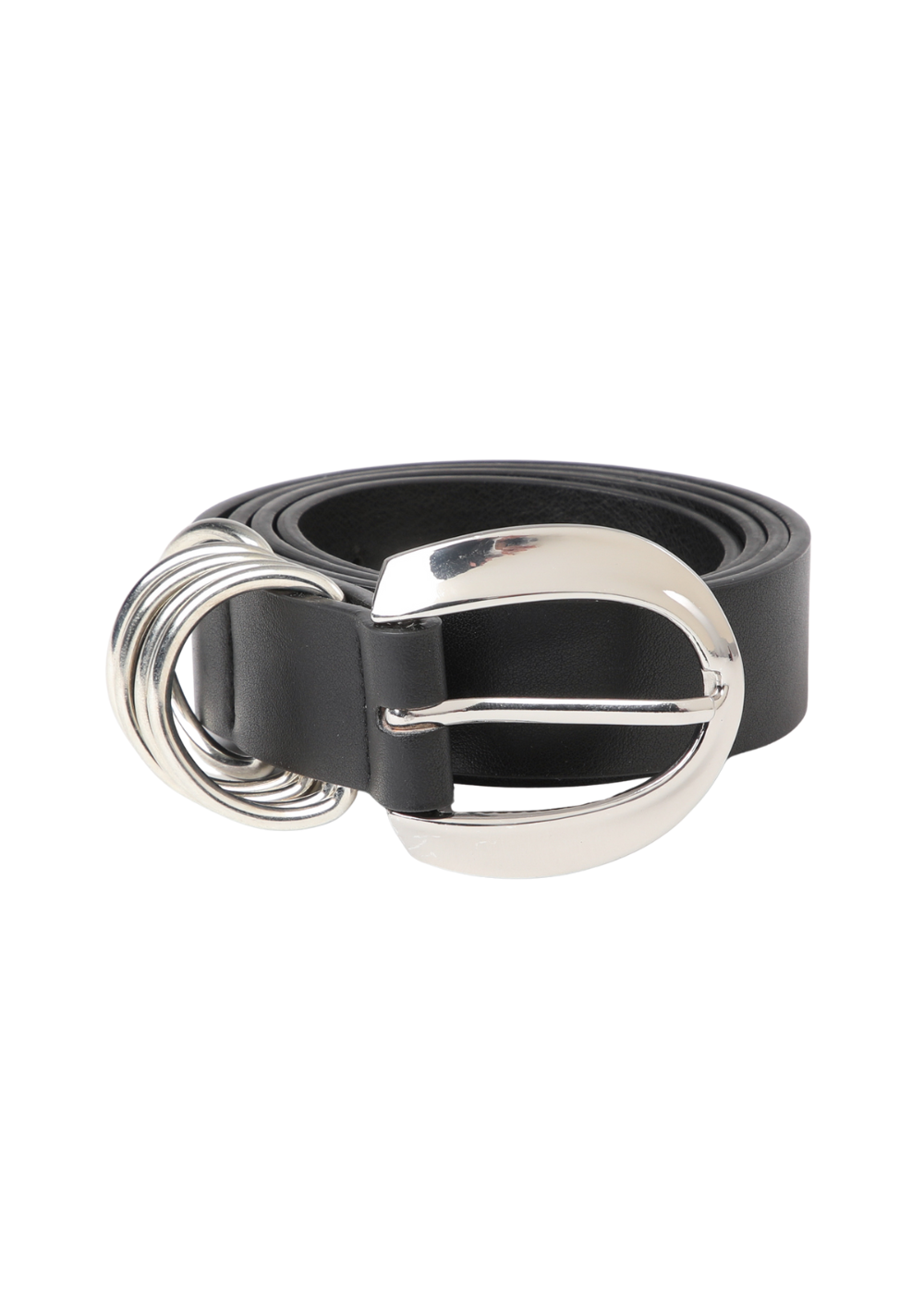 Cinturón Ecocuero Rings Negro Humana-0