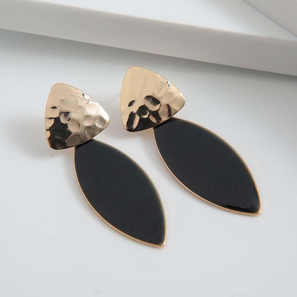 Aros Largo Angelé Negro i-D-0